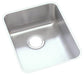 Elkay Lustertone Classic Stainless Steel 16-1/2" x 20-1/2" x 5-3/8" Single Bowl Undermount ADA Sink