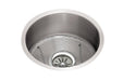 Elkay Lustertone Classic Stainless Steel 18-3/8" x 18-3/8" x 8" Single Bowl Undermount Sink Kit