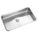 Elkay Lustertone Classic Stainless Steel 30-1/2" x 18-1/2" x 4-7/8" Single Bowl Undermount ADA Sink w/Perfect Drain®