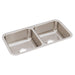 Elkay Lustertone Classic Stainless Steel 31-3/4" x 16-1/2" x 7-1/2" Equal Double Bowl Undermount Sink