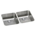 Elkay Lustertone Classic Stainless Steel 30-3/4" x 18-1/2" x 4-3/8" Double Bowl Undermount ADA Sink w/Perfect Drain®