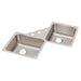 Elkay Lustertone Classic Stainless Steel 32" x 32" x 7-7/8" Equal Double Bowl Corner Sink