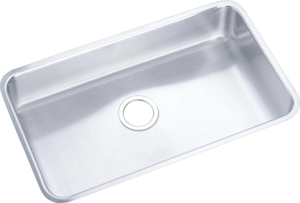 Elkay Lustertone Classic Stainless Steel 30-1/2" x 18-1/2" x 4-7/8" Single Bowl Undermount ADA Sink