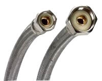 Fluidmaster B1F09 3/8" Compression x 1/2" FPT Braided Faucet Supply Line (9" Length)
