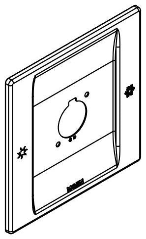 Moen 147574 Escutcheon & gasket kit