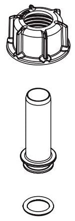Moen 183965 1/2" Outlet Nipple, Nut and O-Ring