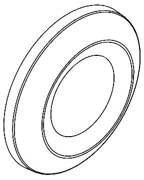 Moen 200735 Escutcheon and Flange - Escutcheon