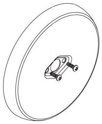 Moen 200749 M-Core Diverter Escutcheon Kit, Bn