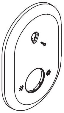 Moen 200812 Escutcheon and Flange - Escutcheon