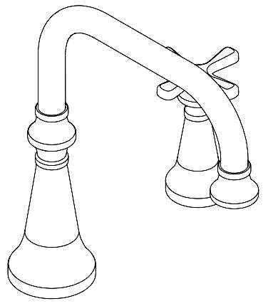 Moen 201208 Rt Spout Kit Bl