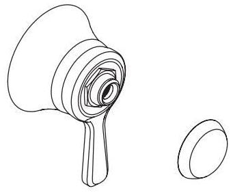 Moen 201214 Volume Handle Kit Bg