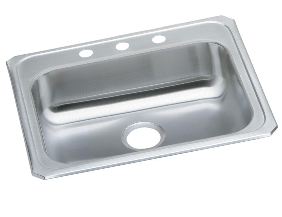 Elkay Celebrity Stainless Steel 25" x 21-1/4" x 5-3/8" 1-Hole Single Bowl Drop-in Sink
