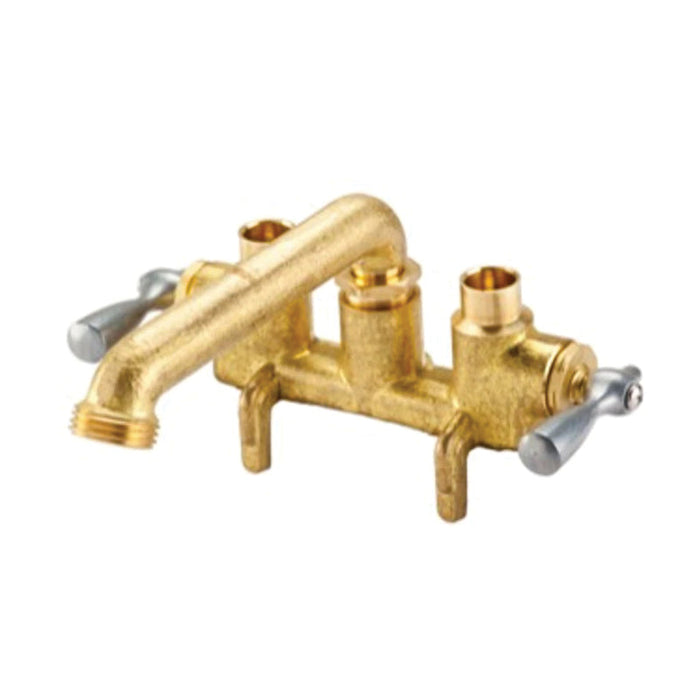 Gerber 49531 Combination Laundry Faucet, 2.2 gpm, 5-3/8 in Reach, 1-7/8 in H Spout, 1/2 in, Sweat Connection