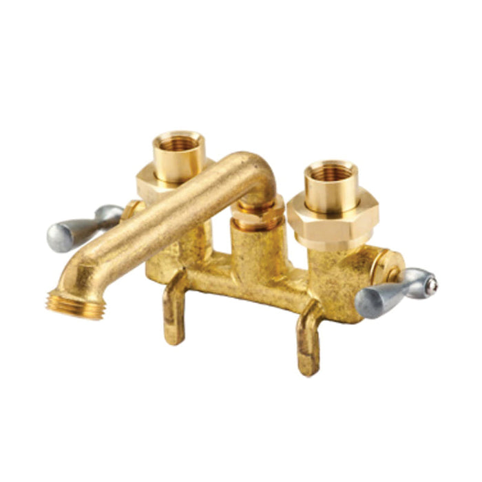 Gerber 49-530 Combination Laundry Faucet, 2.2 gpm, 5-3/8 in Reach, 1-7/8 in H Spout, 1/2 in, IPS Connection
