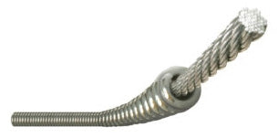 General Wire 120050 1/4" x 25' Electric Machine Replacement Cable with Double Down Head