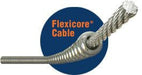 General Wire 120020 1/4" x 50' Electric Machine Replacement Cable with EL Basin Plug Head