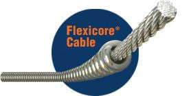 General Wire 120020 1/4" x 50' Electric Machine Replacement Cable with EL Basin Plug Head