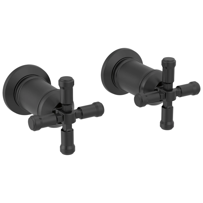 Delta Broderick H586 Wall Mount Bathroom Faucet Handle Kit-Cross