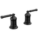 Delta Broderick H596 2 Handle Roman Tub handle Kit-Lever