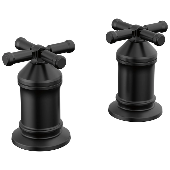 Delta Broderick H599 2 Handle Roman Tub handle Kit-Cross