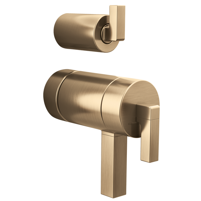 Brizo Frank Lloyd Wright HL7522 TempAssure Thermostatic Valve with Integrated Diverter Trim Lever Handle Kit