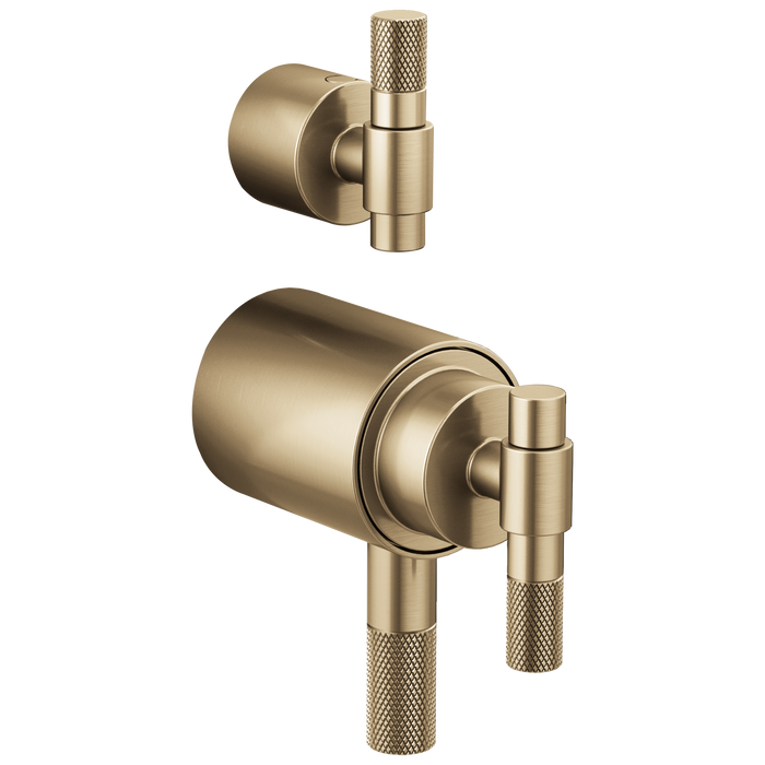 Brizo Litze HL7533 TempAssure Thermostatic Valve With Integrated Diverter T-Lever Handle Kit