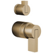 Pressure Balance Valve with Integrated Diverter Trim Lever Handle Kit