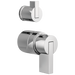 Pressure Balance Valve with Integrated Diverter Trim Lever Handle Kit