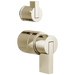 Pressure Balance Valve with Integrated Diverter Trim Lever Handle Kit