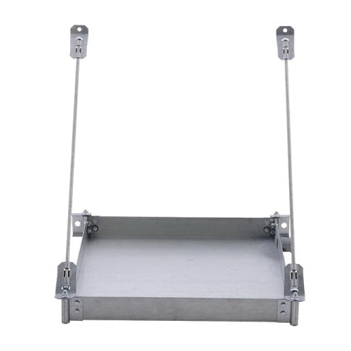 Reliance Worldwide Corporation 40-SWHP-W Quick Stand Wall Mounted Water Heater Platform | Galvanized Steel | 21-1/4" x 21-1/4" x 2-1/2" | Holds up to 20 Gallon Tanks (375lb Load Rating)