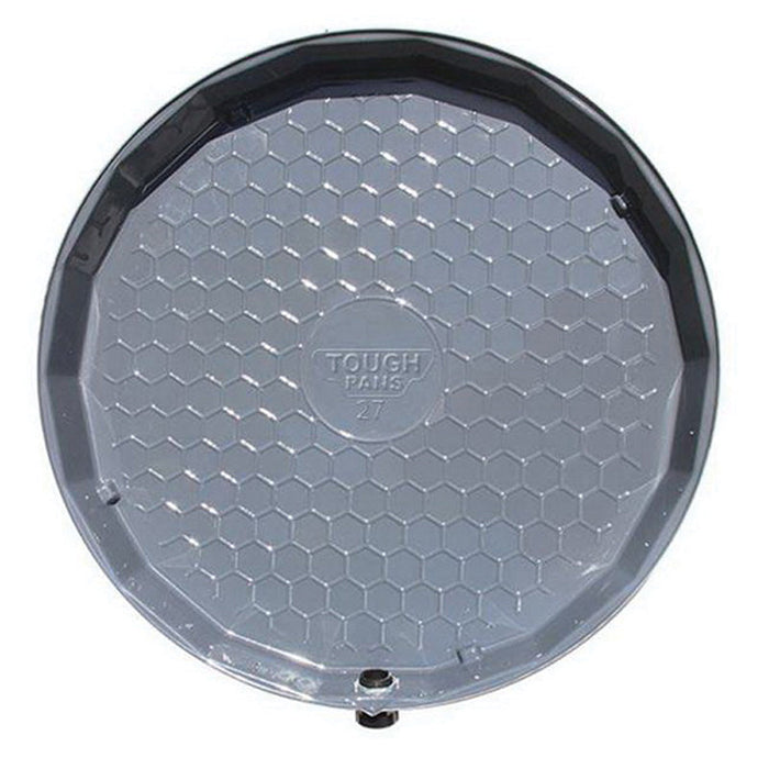 IPS 87119 27" Plastic Water Heater Drain Pan w/ PVC Adapter