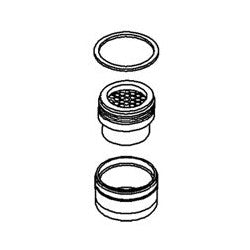 KOHLER K-1103469-VF Aerator Assy, 1.5 Gpm, Large