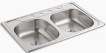 Sterling 14633-4F-NA MIDDLETON® 33x22x6 Double Basin Sink