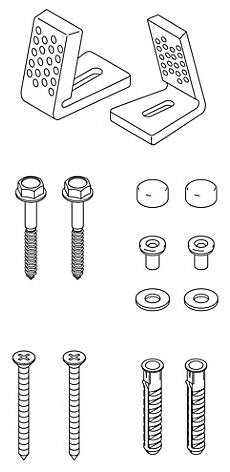 KOHLER K-E3078-CP Hardware Pack