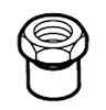 KOHLER K-E6849-NF 3/8  Female 1/2  Male Adapter