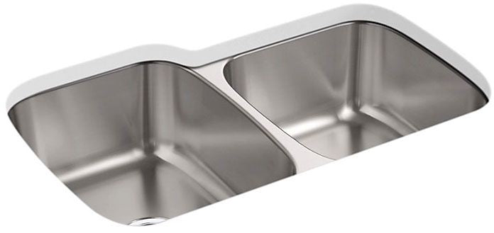 Sterling F11409-NA MCALLISTER® 32X21X8 Undermount Offset Sink