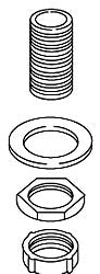 KOHLER K-52599 Hardware Assy Base Mntg