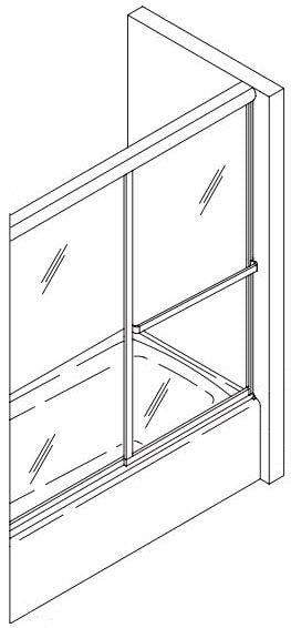 Sterling 4700N-8 PROLINE® Frameless Custom Bypass
