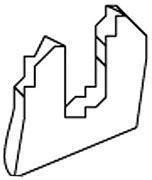 Sterling 944102 M14-01 Clip - Kohler Grey
