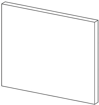 KOHLER K-1216354-L1-1WA Dwr Frt 12X9 W/Screws, Poplin™ Left 1