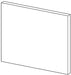 KOHLER K-1216354-L1-1WA Dwr Frt 12X9 W/Screws, Poplin™ Left 1