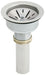 Elkay 3-1/2" Drain Fitting Type 304 Stainless Steel Body Strainer Basket with a Chrome-plated brass Tailpiece