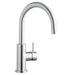 Elkay Allure Single Hole Kitchen Faucet with Lever Handle Satin Stainless Steel