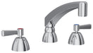 Elkay 8" Centerset with Concealed Deck Faucet with 8" Arc Tube Spout 2" Lever Handles Chrome