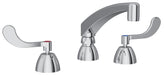 Elkay 8" Centerset with Concealed Deck Faucet with 8" Arc Tube Spout 4" Wristblade Handles Chrome