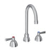 Elkay 8" Centerset with Concealed Deck Faucet with 5" Gooseneck Spout 2" Lever Handles Chrome