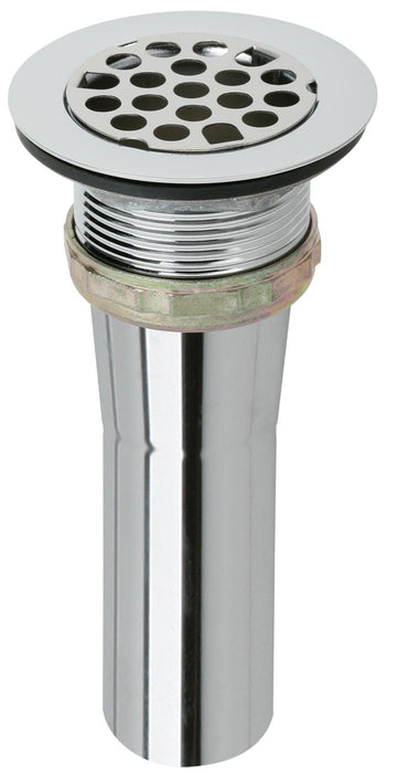 Elkay Drain Fitting Type 304 Stainless Steel Body Grid Strainer and Brass Tailpiece