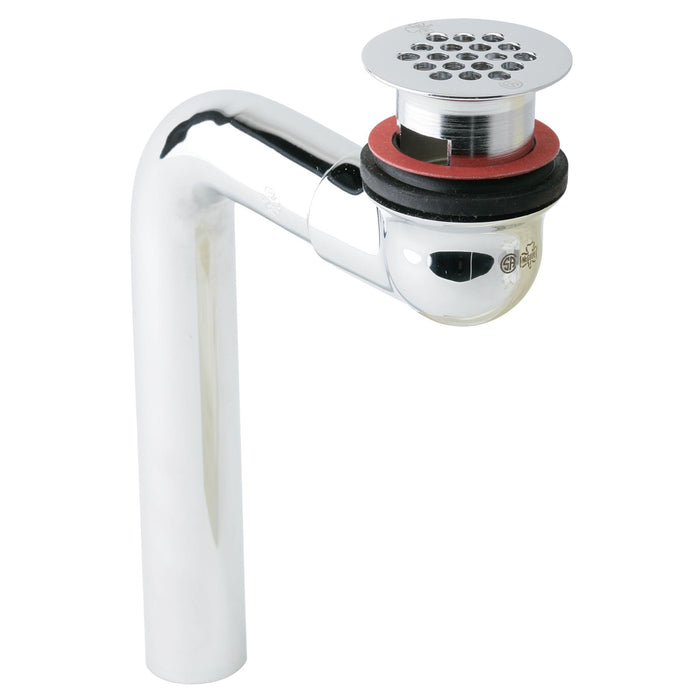 Elkay 1-1/2" or 1-5/8" Drain Outlet Fitting Chrome Plated Brass Perforated Grid and Elbow