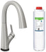 Elkay Avado Single Hole 2-in-1 Kitchen Faucet with Filtered Drinking Water Lustrous Steel