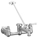 Elkay Commercial Service/Utility Wall Mount Faucet with Bucket Hook Rough Chrome